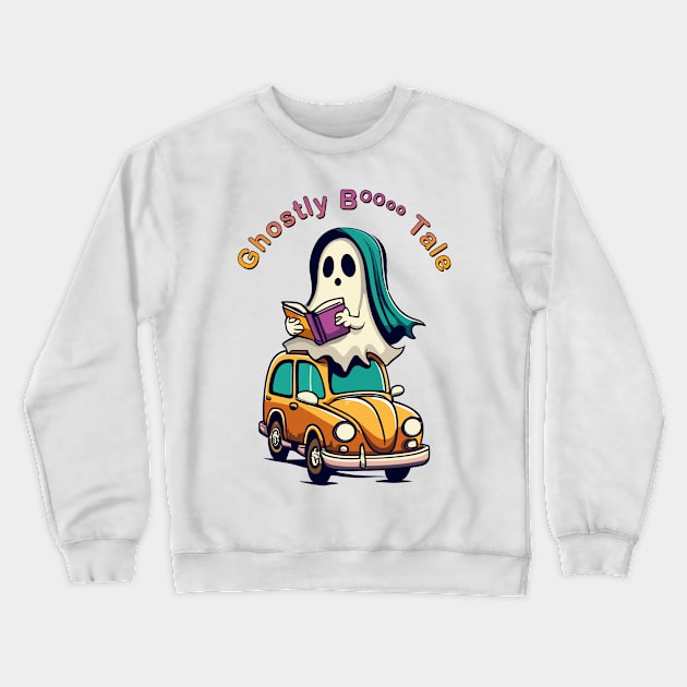 Ghostly boooo tale Crewneck Sweatshirt by Fashioned by You, Created by Me A.zed